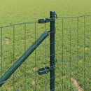 Euro Hegn med Spidser 10 x 0,4 m PVC-belagt stål Grøn Mesh