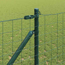 Euro Hegn med Spidser 10 x 1,2 m PVC-belagt stål Grøn Mesh