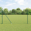 Euro Hegn med Spidser 10 x 1,5 m PVC-belagt stål Grøn Mesh