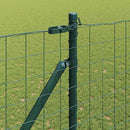 Euro Hegn med Spidser 10 x 1,6 m PVC-belagt stål Grøn Mesh