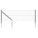 Euro Hegn med Spidser 25 x 0,4 m PVC-belagt stål Grøn Mesh