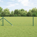Euro Hegn med Spidser 50 x 0,6 m PVC-belagt stål Grøn Mesh