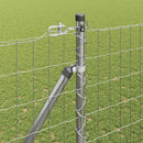 Udendørs Euro hegn med pigge 10 x 1,6 m Galvaniseret stål Sølv