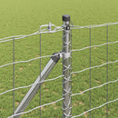 Euro Hegn med Spidser 25 x 1,2 m Galvaniseret stål Sølv Mesh