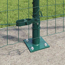 Eurohegn med betonbund 10 x 1,2 m PVC-belagt stål Grøn Mesh