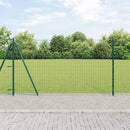 Eurohegn med betonbund 10 x 1,2 m PVC-belagt stål Grøn Mesh
