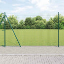 Eurohegn med betonbund 10 x 1,4 m PVC-belagt stål Grøn Mesh