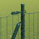 Eurohegn med betonbund 10 x 1,5 m PVC-belagt stål Grøn Mesh