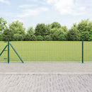Eurohegn med betonbund 10 x 0,6 m PVC-belagt stål Grøn Mesh