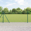 Eurohegn med betonbund 10 x 0,8 m PVC-belagt stål Grøn Mesh