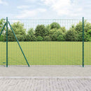 Eurohegn med betonbund 10 x 1,4 m PVC-belagt stål Grøn Mesh