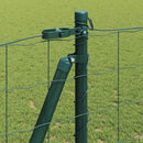 Eurohegn med betonbund 10 x 1,2 m PVC-belagt stål Grøn Mesh