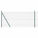 Eurohegn med betonbund 25 x 0,8 m PVC-belagt stål Grøn Mesh