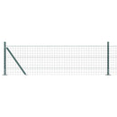 Eurohegn med betonbund 50 x 0,4 m PVC-belagt stål Grøn Mesh