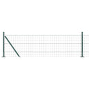 Eurohegn med betonbund 50 x 0,4 m PVC-belagt stål Grøn Mesh