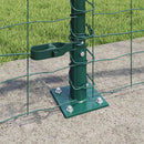 Eurohegn med betonbund 50 x 0,6 m PVC-belagt stål Grøn Mesh