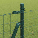 Eurohegn med betonbund 10 x 1,5 m PVC-belagt stål Grøn Mesh