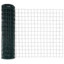 Eurohegn med betonbund 25 x 0,8 m PVC-belagt stål Grøn Mesh