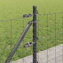 Eurohegn med betonbund 50 x 0,4 m PVC-belagt stål Grå Mesh