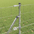 Grundfikseret svejset trådgærde 50 x 0,8 m Galvaniseret stål