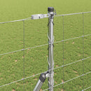 Grundfikseret svejset trådgærde 50 x 1,4 m Galvaniseret stål