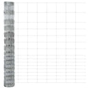 Svejset trådhegn med spidser 25 x 1,2 m Galvaniseret stål Sølv