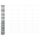 Svejset trådhegn med spidser 50 x 1,2 m Galvaniseret stål Sølv