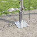 Svejset Trådhegn med Betonsokkel 25 x 1,4 m Galvaniseret stål