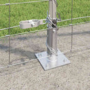 Svejset Trådhegn med Betonsokkel 25 x 1,4 m Galvaniseret stål