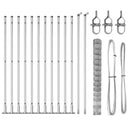 Svejset Trådhegn med Betonsokkel 25 x 1,4 m Galvaniseret stål