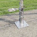Svejset Trådhegn med Betonsokkel 25 x 1,5 m Galvaniseret stål