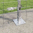 Svejset Trådhegn med Betonsokkel 25 x 1,6 m Galvaniseret stål