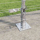 Svejset Trådhegn med Betonsokkel 25 x 1,6 m Galvaniseret stål