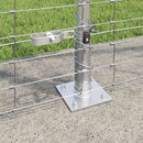Svejset Trådhegn med Betonsokkel 25 x 1,6 m Galvaniseret stål