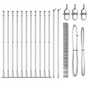 Svejset Trådhegn med Betonsokkel 25 x 1,6 m Galvaniseret stål