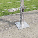 Svejset Trådhegn med Betonsokkel 25 x 1,6 m Galvaniseret stål