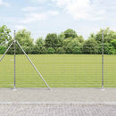 Svejset Trådhegn med Betonsokkel 25 x 1,6 m Galvaniseret stål