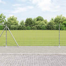 Svejset Trådhegn med Betonsokkel 50 x 1 m Galvaniseret stål