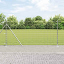 Svejset Trådhegn med Betonsokkel 50 x 1,2 m Galvaniseret stål