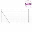 Svejset Trådhegn med Betonsokkel 50 x 1,2 m Galvaniseret stål