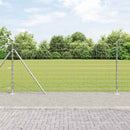 Svejset Trådhegn med Betonsokkel 50 x 1,2 m Galvaniseret stål