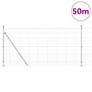 Svejset Trådhegn med Betonsokkel 50 x 1,2 m Galvaniseret stål