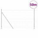 Svejset Trådhegn med Betonsokkel 50 x 1,4 m Galvaniseret stål