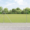 Svejset Trådhegn med Betonsokkel 50 x 1,4 m Galvaniseret stål