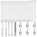 Svejset Trådhegn med Betonsokkel 50 x 1,4 m Galvaniseret stål