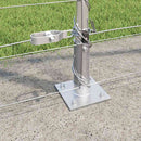 Svejset Trådhegn med Betonsokkel 50 x 1,4 m Galvaniseret stål