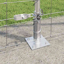 Svejset Trådhegn med Betonsokkel 50 x 1,5 m Galvaniseret stål