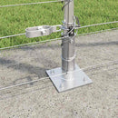 Svejset Trådhegn med Betonsokkel 50 x 1,5 m Galvaniseret stål