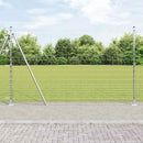 Svejset Trådhegn med Betonsokkel 50 x 1,5 m Galvaniseret stål