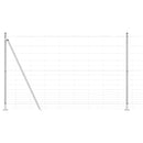 Svejset Trådhegn med Betonsokkel 50 x 1,5 m Galvaniseret stål